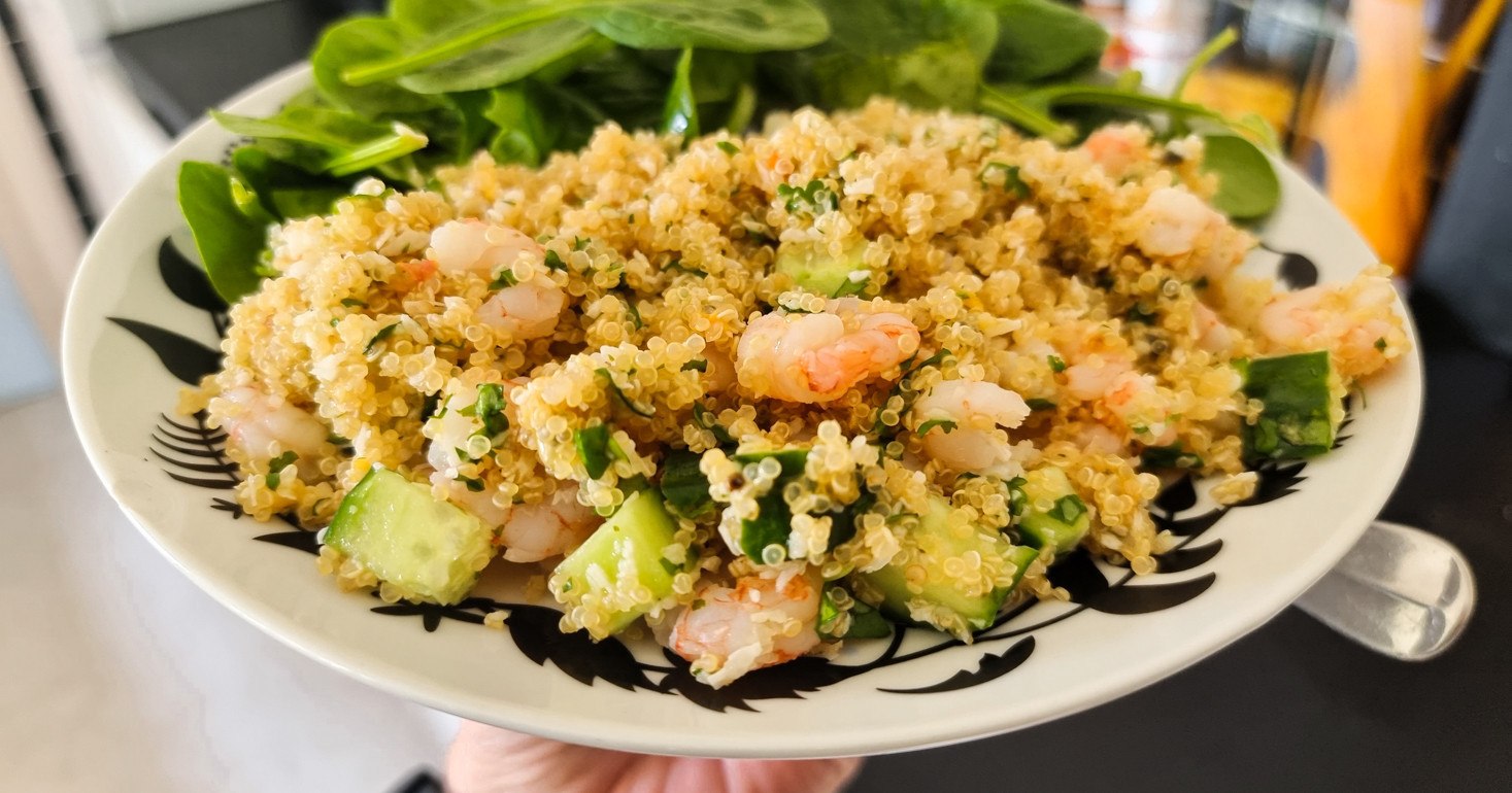 Naturally Gluten Free Tropical Prawn Quinoa
