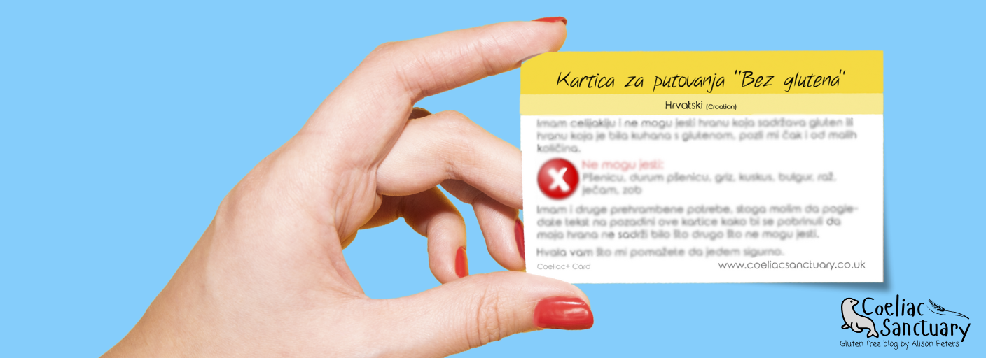 Coeliac+ Other Allergen Travel Cards